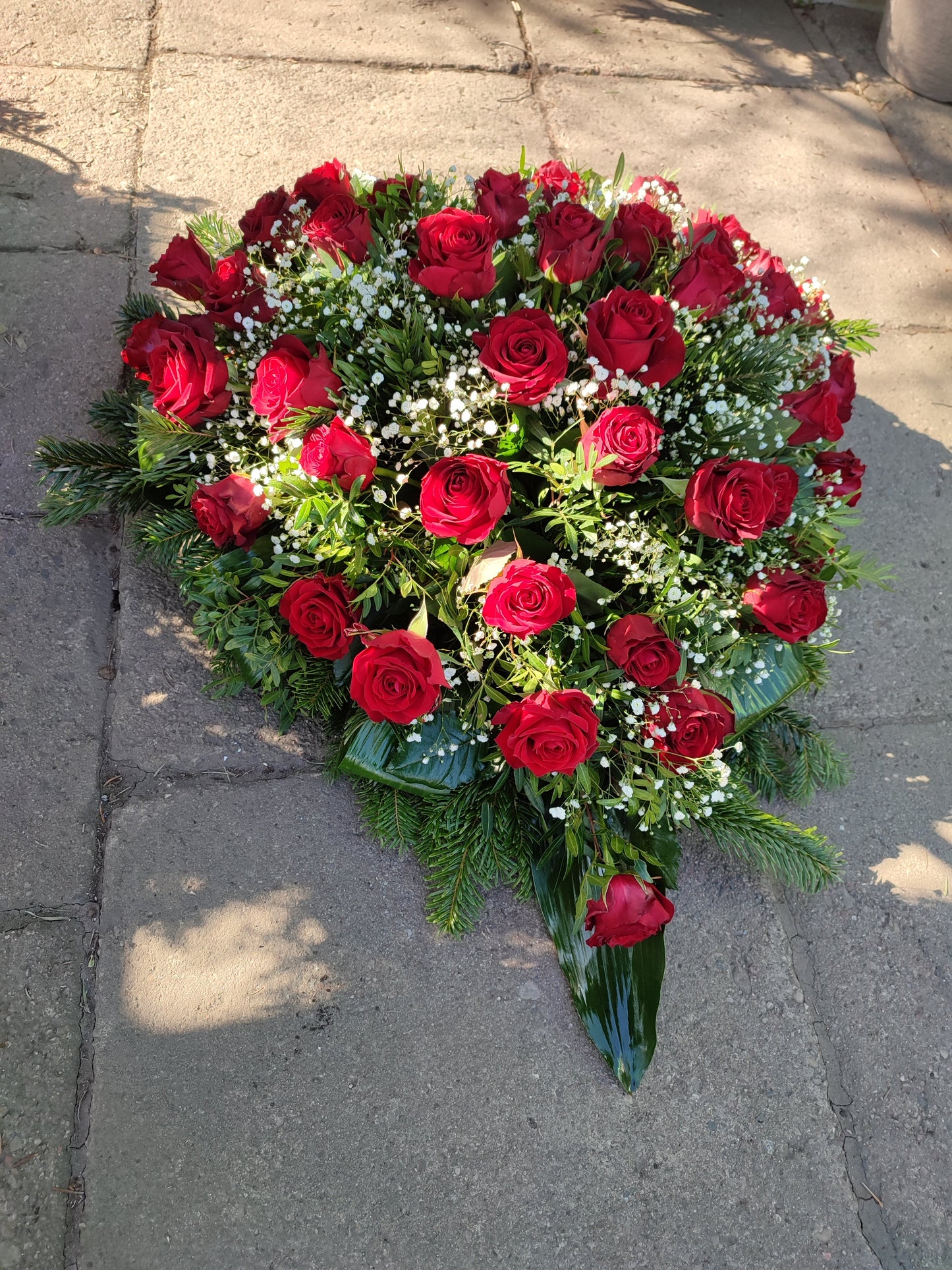 Wiązanka z 40 czerwonych róż