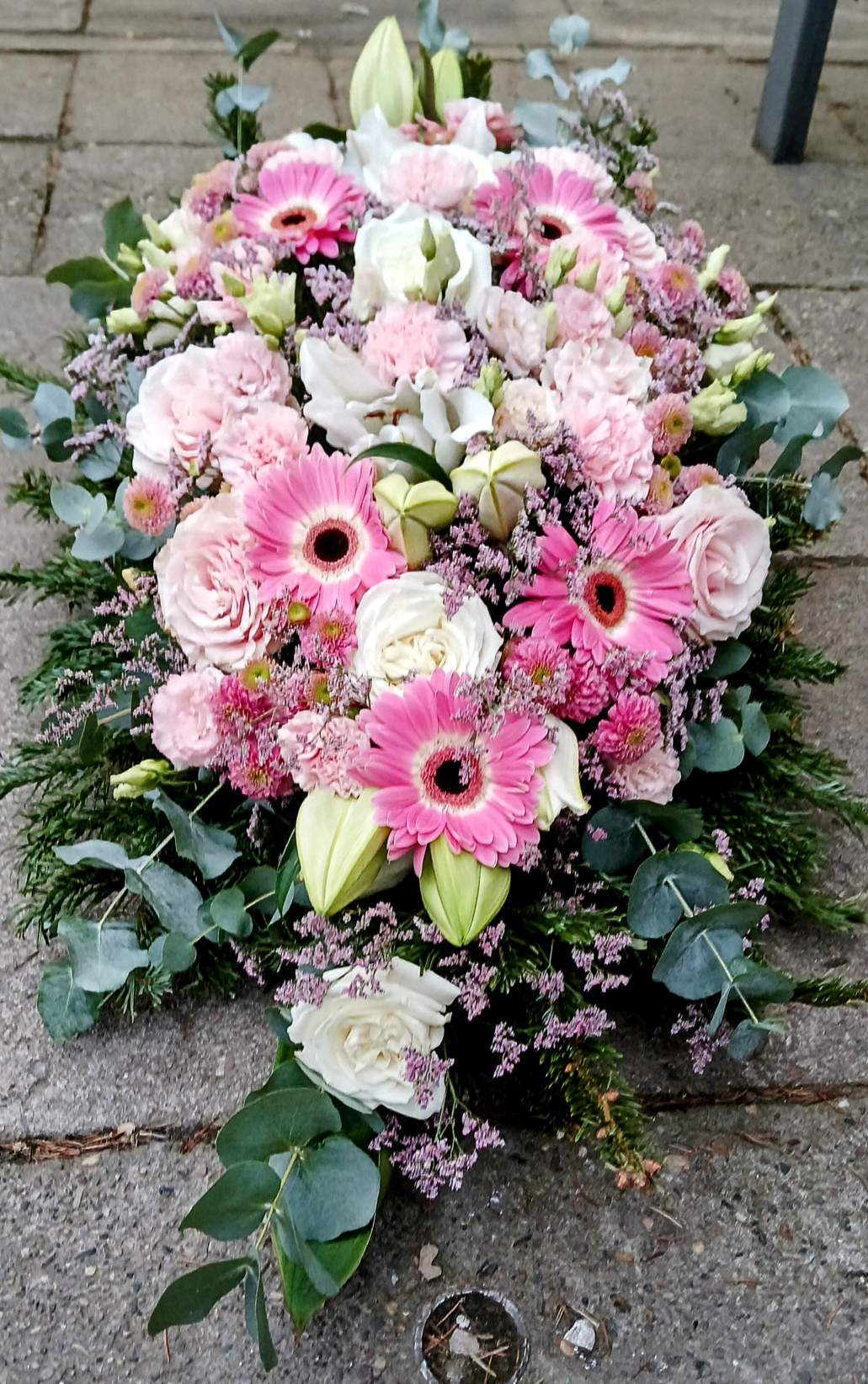 Wiązanka w odcieniach różu i bieli