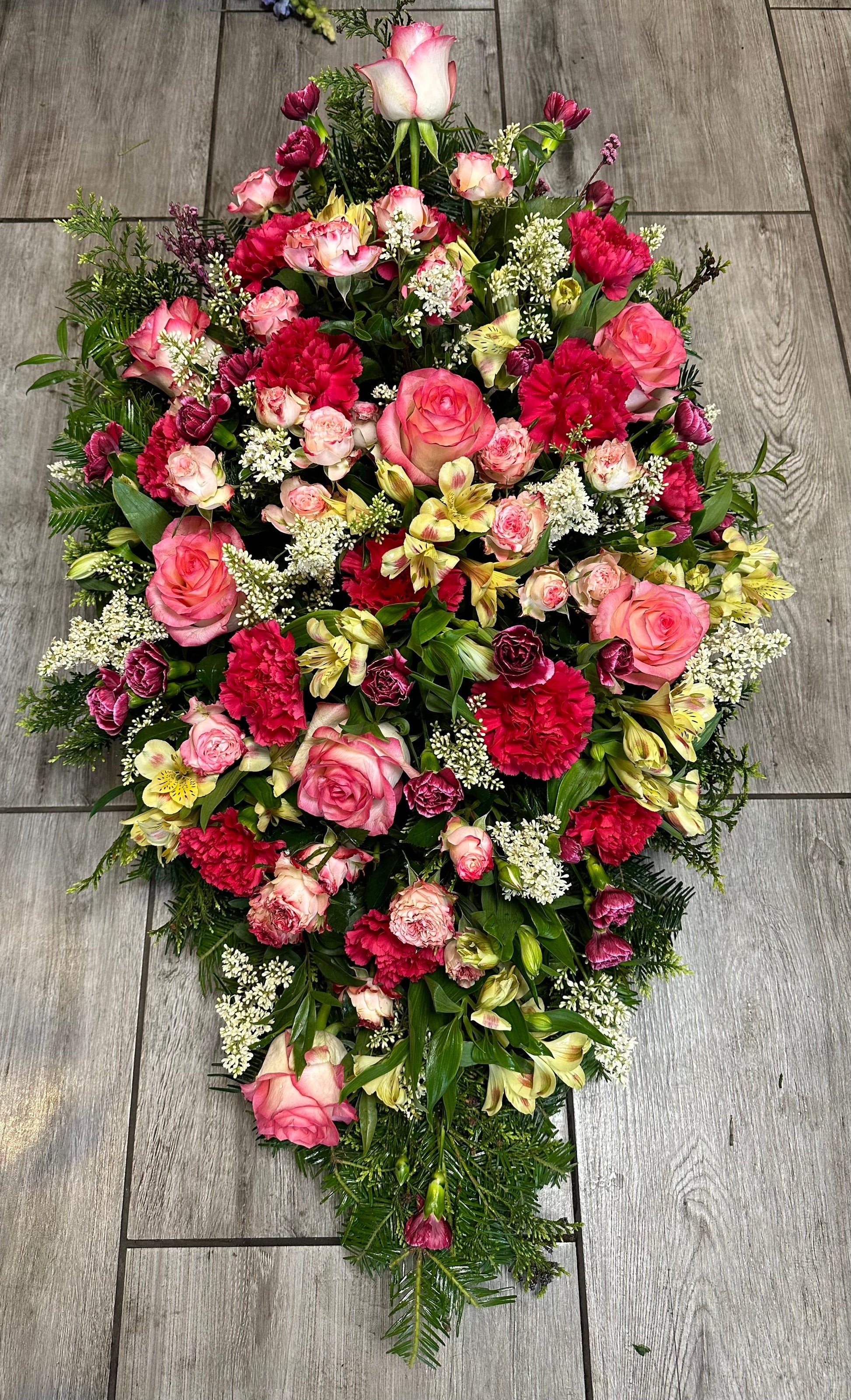 Wiązanka w ciepłych barwach