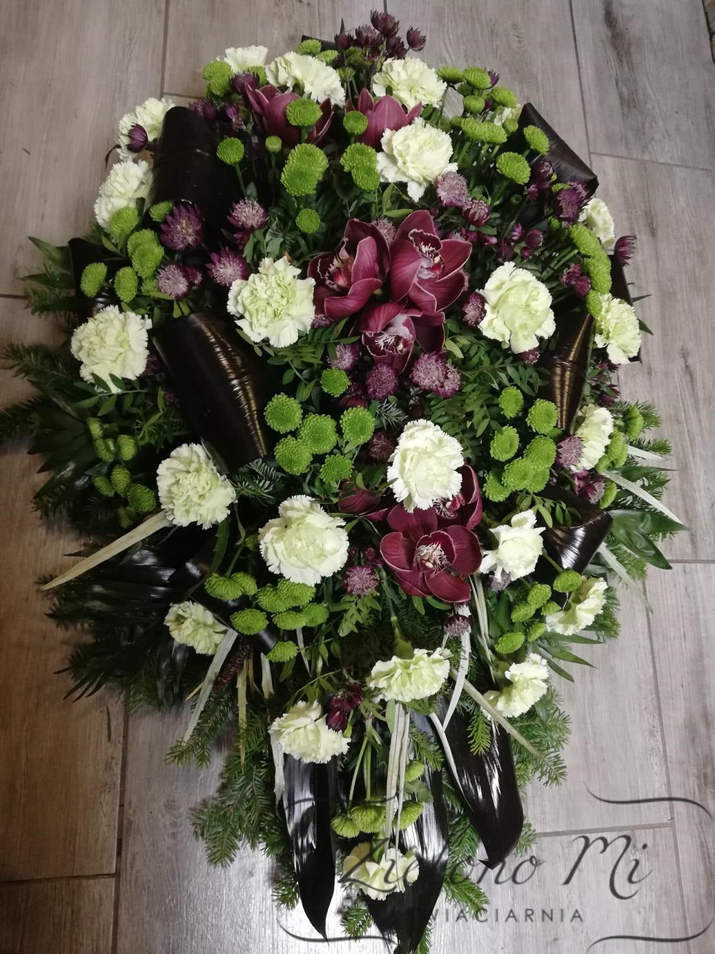 Wiązanka premium ze storczykiem