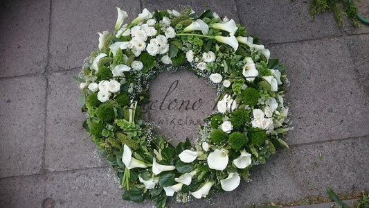 Wieniec rzymski biało-zielony